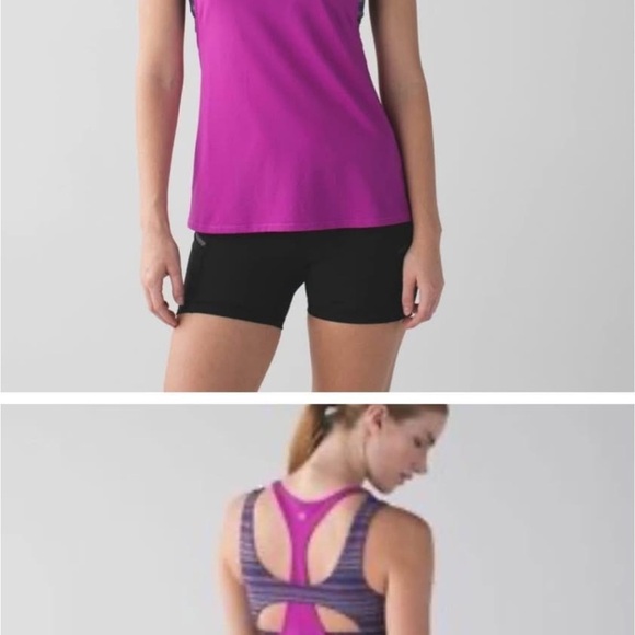 4 Lululemon All Sport Support 2 in 1 Tanks, size small, great condition - Picture 5 of 6